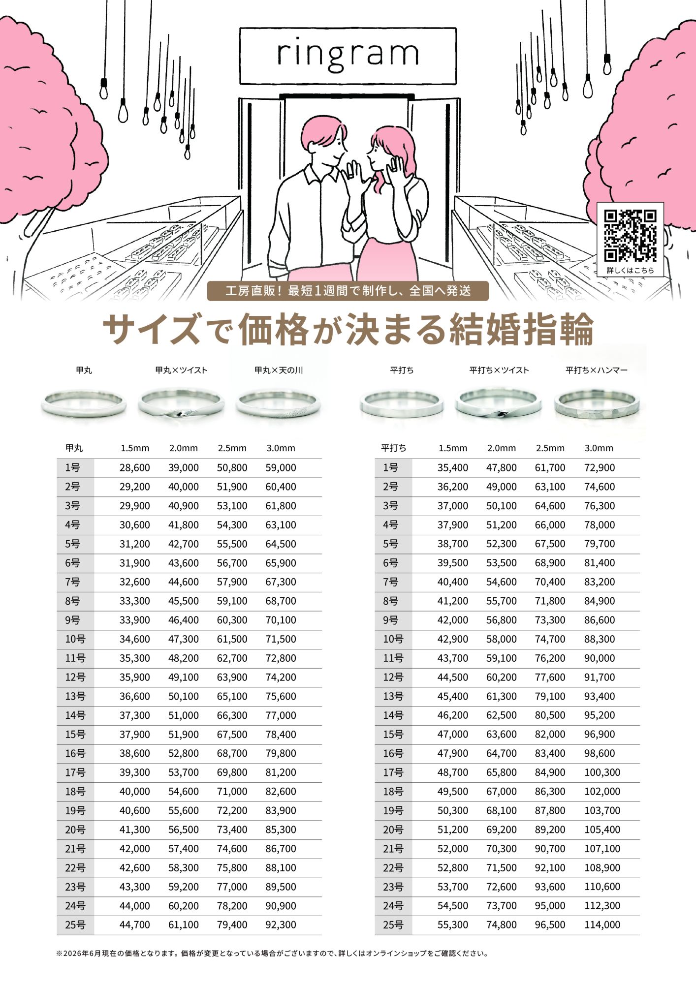 価格表